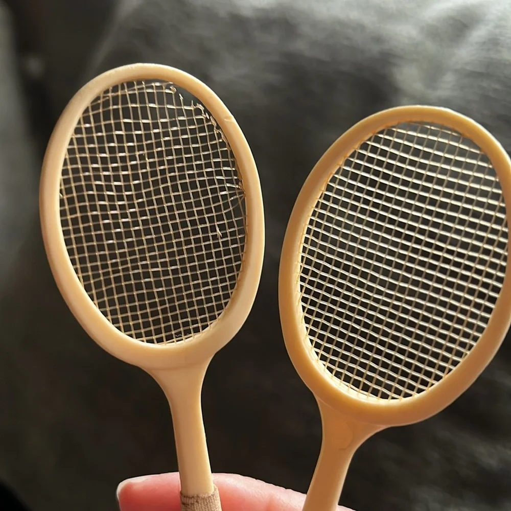 Vintage 1960s Mattel Barbie Fashion #941 Tennis Anyone Rackets (2) Mattel